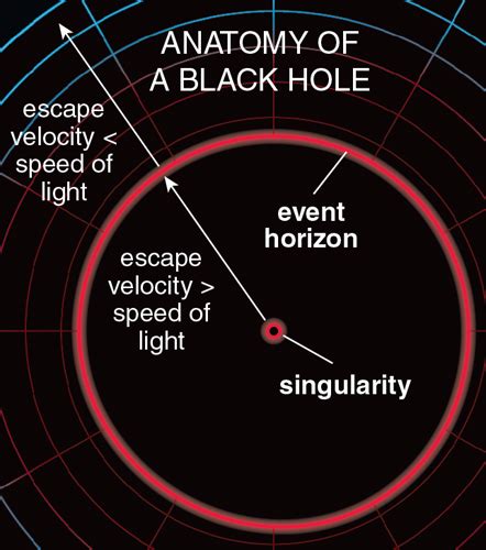 Event Horizon Black Hole Diagram - Spacotin