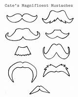 Mustache Coloring Pages 2  sketch template