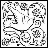 Dove Coloring Pages Printable sketch template