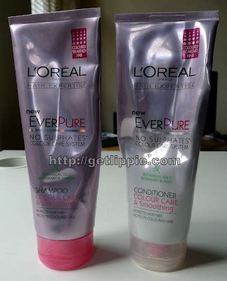 L'Oreal Hair Expertise EverPure Colour Care and Smoothing Hair Care | Get Lippie