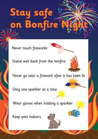 Bonfire Night Safety! - Flying Start childcare nurseries for babies ...