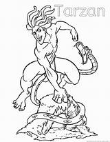 Tarzan 2 Coloring Pages sketch template