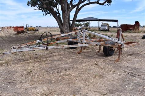 Yeomans Keyline subsoiler plough in Bogan Gate, Australia