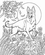 German Shepherd 6 Coloring Page  Free Printable Pages For Kids sketch template