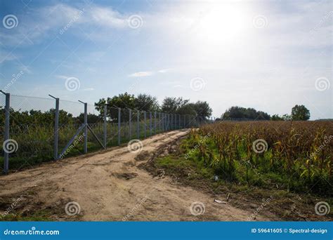 The Fence Protecting the Border between Hungary and Serbia Editorial ...