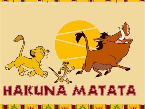 Hakuna Matata Pics - Rafiki's Blessing | Bodewasude