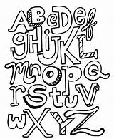 Alphabet Letters Coloring Pages sketch template