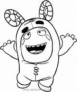 Oddbods Coloring Pages  Nation sketch template