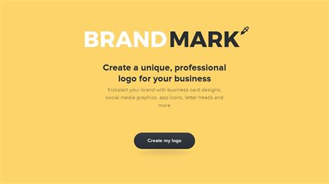 BRANDMARK Logo Maker - Design a logo for your Brand Name using AI - YouTube