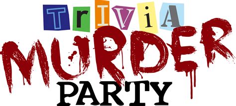 Trivia Murder Party Logo Clipart - Full Size Clipart (#5317975 ...