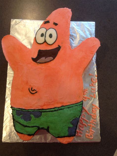 Patrick Star Cake. SpongeBob. Spongebob Cake, Spongebob Birthday Party, Bithday Party, Star ...