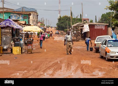 Village life, Anyaa, Accra, Ghana, Africa Stock Photo - Alamy