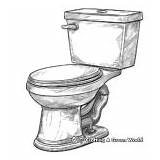 Toilet Coloring Pages  Free & Printable sketch template