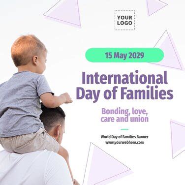 Create banners for International Day of Families