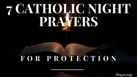 7 Catholic Night Prayers for Protection - Prayrs
