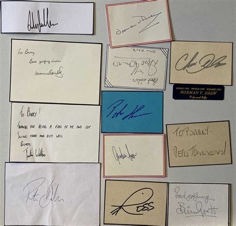 Lot 172 - SPORTS AUTOGRAPHS - GOLF STARS