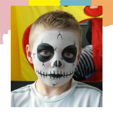Zombie Halloween party look for kids | Halloween makeup for kids, Face painting halloween, Face ...