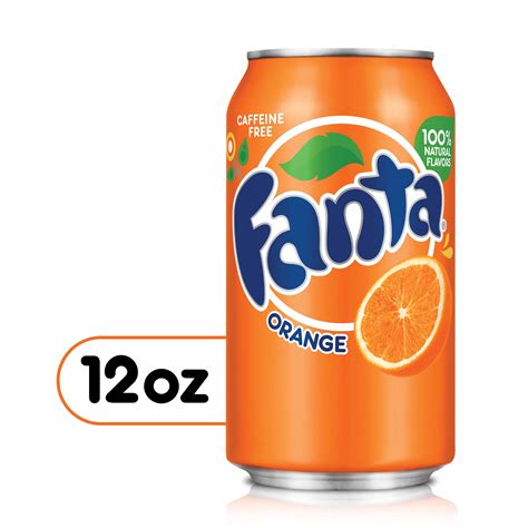 Fanta Orange Fruit Soda Pop, 12 fl oz Can - Walmart.com