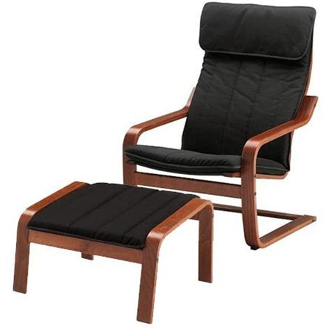 Ikea Poang Chair Armchair and Footstool Set with Covers (Machine Washable) 2386.81720.144 ...