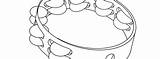 Tamborine Coloring Pages  Learny Kids sketch template