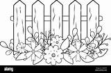Wooden Fence Colouring Pages Sketch Coloring Page sketch template