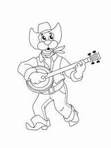 Banjo coloring Pages sketch template