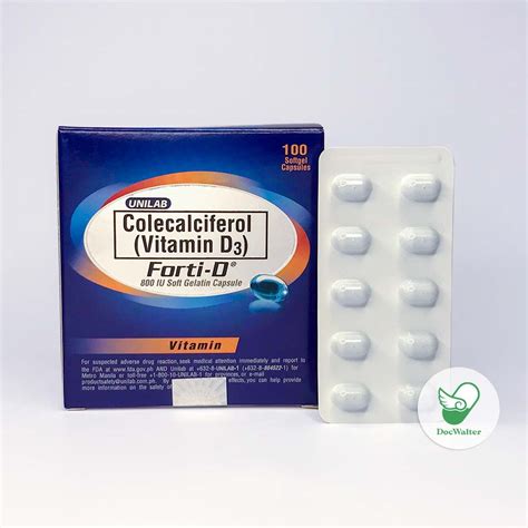 Forti-D® (Colecalciferol (Vitamin D3) 800IU) – DocWalter Pharmacy