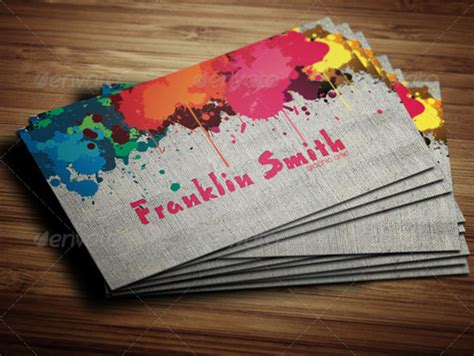 Artist Business Card Templates | Free & Premium PSD | Vector | PNG | EPS | Ai Downloads