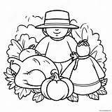 Thanksgiving Pilgrims Coloring Page 32734 25899 sketch template