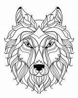 Wolf Coloring Pages Printable sketch template