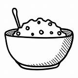 Bowl Of Porridge Coloring Pages sketch template