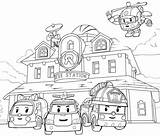 Poli Coloring Pages Robocar  AusmalbilderFurKinderde sketch template