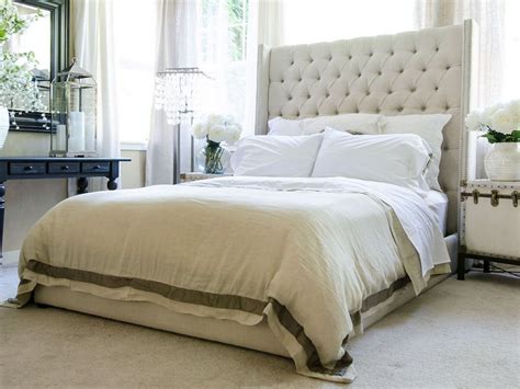 Tall White Upholstered Headboard | Home Design Ideas