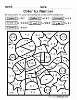Free Printable Color Addition Math Sheets sketch template