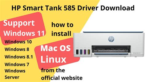 HP Smart Tank 585 Driver Download and Setup Windows 11 Windows 10,Mac ...