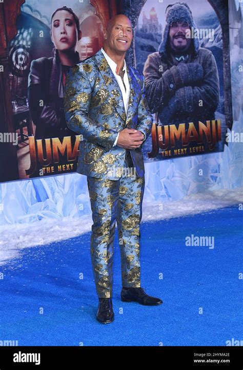 Dwayne Johnson at the world premiere of "Jumanji: The Next Level'" held at the TCL Chinese ...