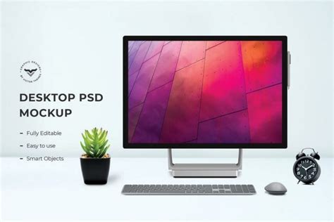 35+ Desktop Computer Mockup Templates | Design Shack