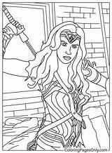 Wonder Woman Cartoon  Free Printable Coloring Pages sketch template