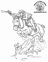 Vintage Cowboy Coloring Pages sketch template