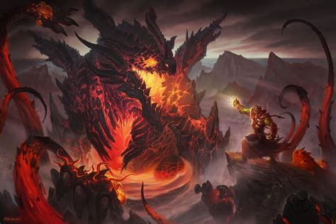 1080x1812 resolution | lava monster art, World of Warcraft, fan art HD wallpaper | Wallpaper Flare