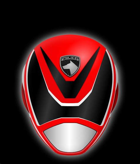 DekaRed Helmet by Yurtigo.deviantart.com on @DeviantArt | Power rangers super megaforce, Saban's ...