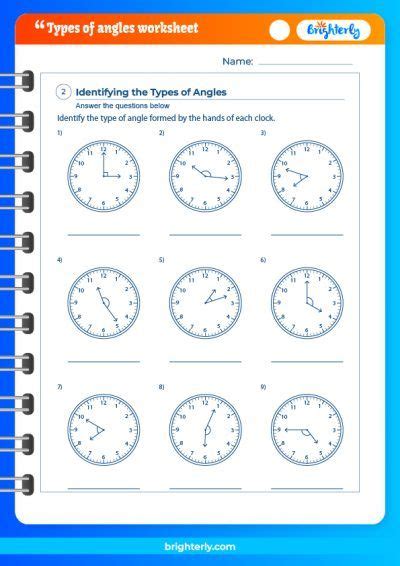 FREE Printable Types Of Angles Worksheets [PDFs] Brighterly