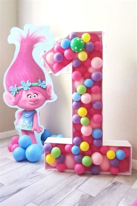 Trolls Theme Birthday Party Ideas | Photo 5 of 10 | Diy trolls birthday party, Trolls birthday ...