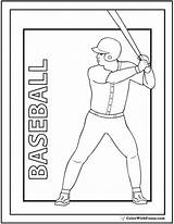 Baseball Coloring Pages Customize And Print PDF sketch template
