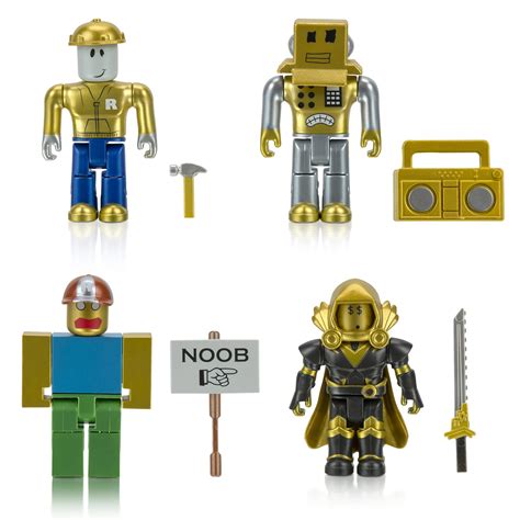 Roblox Action Collection - 15th Anniversary Roblox Icons Gold Collector's Set [Includes ...