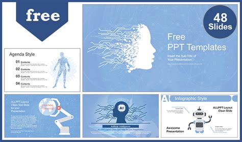 Artificial Intelligence High Technology PowerPoint Templates - Slidesgo ...