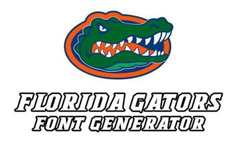 Florida Gators Font Generator - Fonts Pool