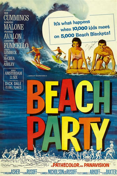 Beach Party (1963) - Posters — The Movie Database (TMDB)