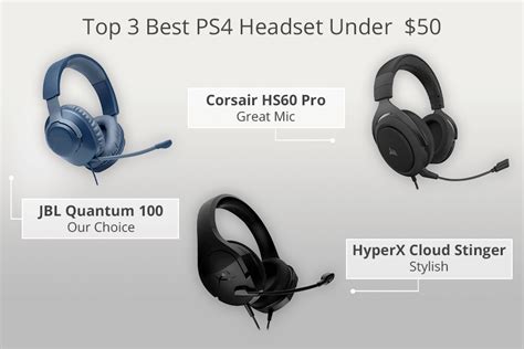 8 Best PS4 Headsets Under $50 in 2024