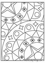 Abstract Printable Coloring Pages sketch template